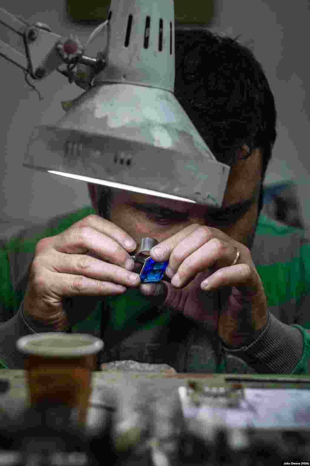 Small- and medium-sized workshops in Bourj Hammoud have been struggling to stay afloat, with many closing in recent years, in Beirut, Lebanon, Feb. 26, 2016.