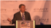 U.S. Republican Senator Lindsey Graham addresses an annual dinner of the pro-Israel research group Endowment for Middle East Truth in Washington, June 12, 2019. 