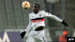 Le Sénégalais Demba Ba lors d'un match à Istanbul, le 8 novembre 2014.