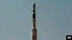 북한의 미사일 시험 (자료사진)