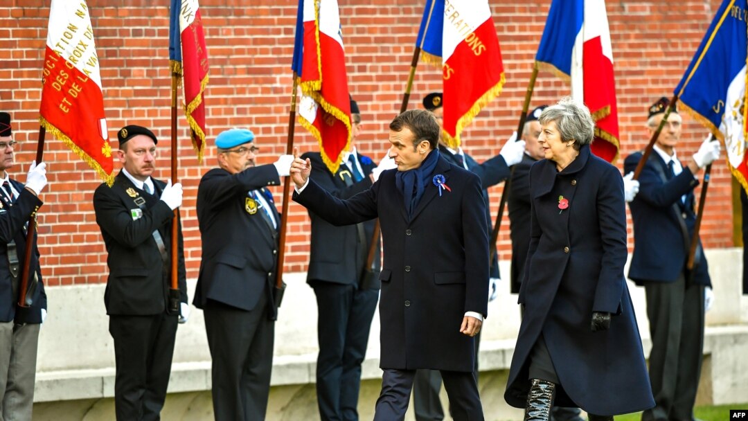 Bà Thủ tướng Anh Theresa May đến Pháp dự lễ kỷ niệm 100 năm kết thúc Đệ nhất Thế chiến