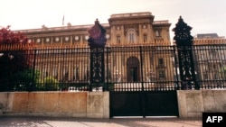 FILE - A general view of the main building of the French Foreign Ministry (Quai d'Orsay), in Paris, near the French Parliament, on the left bank of the Seine river, Feb 17, 1996.