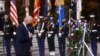 U.S. President Joe Biden attends a wreath laying ceremony to mark Veterans Day 