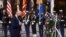 U.S. President Joe Biden attends a wreath laying ceremony to mark Veterans Day 
