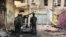 FILE - Iraqi forces are seen in Bab Jadid neighborhood, Mosul, Iraq, April 3, 2017. Islamic State militants reportedy shelled Iraqi forces with chemical weapons agents in the Urouba and Bab Jadid districts on April 15.