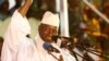 Defiant Gambia Leader Says Not a 'Coward' and Won't Leave