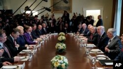 Президент Трамп на зустрічі з лідерами країн Балтії в квітня 2018 року