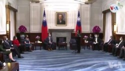 Vizit sipriz yon group palmantè ameriken nan Taiwan