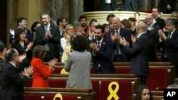 Taron 'yan majalisa na farko a Catalonia bayan zabe