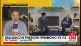 Laporan VOA untuk CNN Indonesia: Kunjungan Presiden Prabowo ke Amerika Serikat 