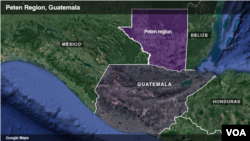 Región de Peten, Guatemala. Descubren estructuras que muestran que alrededor de 15 millones de personas vivían en la región de Peten, tres veces más de lo que se pensaba.