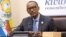 FILE - Rwanda's President Paul Kagame addresses a news conference in Kigali, Rwanda, April 8, 2019. 