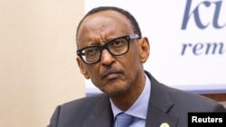 Président Paul Kagame na Kigali, Rwanda, 8 avril 2019. 