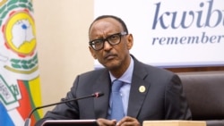 FILE - Rwanda's President Paul Kagame addresses a news conference in Kigali, Rwanda, April 8, 2019.