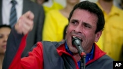 Henrique Capriles, chef de file de l'opposition vénézuelienne