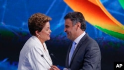 Dilma Roussef e Aécio Neves