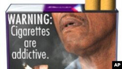 Proposed new warning labels for US cigarette packs by the US Food and Drug Administration.