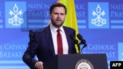 ARCHIVO - El vicepresidente de Estados Unidos, JD Vance, habla en un acto en Washington, el 28 de febrero de 2025.