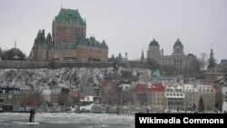 Vue sur Quebec, au Canada, le 15 mars 2016.