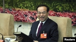 2012年11月9日，中共吉林省委书记孙政才在中共十八大的一次会议上。不久后他被任命为重庆市委书记。