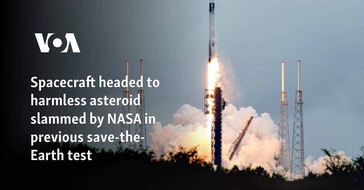 Spacecraft headed to harmless asteroid slammed by NASA in previous save-the-Earth test