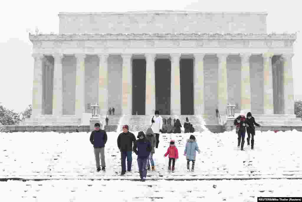 Меморіал лінкольна у Вашингтоні, США. 13 січня 2019 року