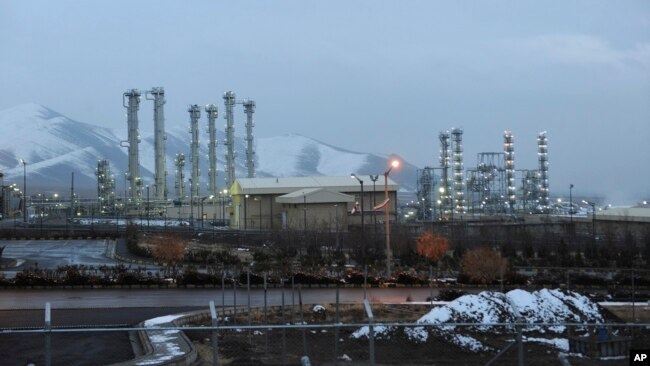 FILE - This Jan. 15, 2011, photo shows the heavy water nuclear facility near Arak, Iran.