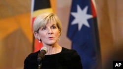 Ngoại trưởng Úc Julie Bishop.