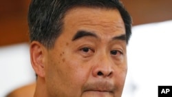 لیونگ چون یینگ رئیس اجرایی دولت محلی هنگ کنگ