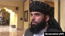 FILE - Suhail Shaheen, Taliban spokesperson, is seen in this undated photo.