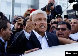 Presidente elegido en México, Manuel López Obrador.
