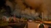 Kebakaran besar menghanguskan kota Paradise, California (8/11). 