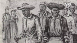 16 ویں صدی میں امریکہ میں غلاموں کی تجارت عام تھی۔ اس دور سے متعلق ایک پینٹنگ۔