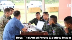 Thai solders take part in the Lightning Forge Exercise 2019, a large-scale training exercise, May 28 to June 7, on Oahu Hawaii, U.S.A.