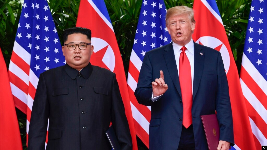 Дональд Трамп и Ким Чен Ын