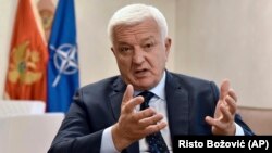 Premijer Crne Gore Duško Marković tokom intervjua za agenciju Asošijeted pres, 18. oktobra 2019. godine (Foto: AP/Risto Božović)