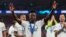 Vinicius Junior del Real Madrid con su medalla tras la victoria ante Borussia Dortmund en la final de la Liga de Campeones, el sábado 1 de junio de 2024, en Londres.