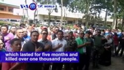 VOA60 World PM - Philippines Declares Siege by Islamist Rebels Over in Marawi City