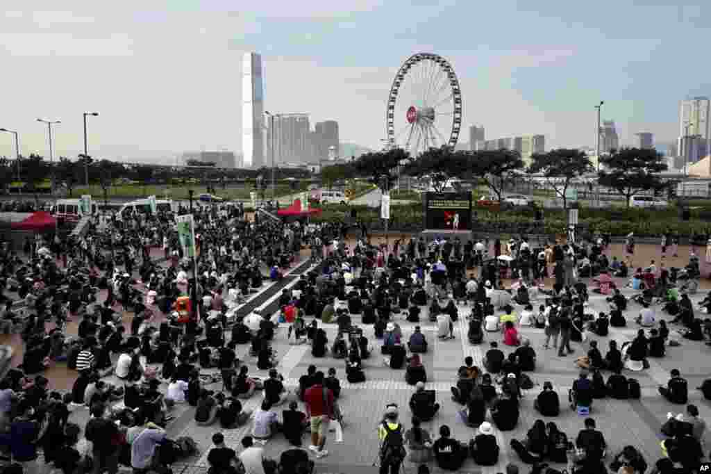 香港民众集会抗议国泰航空屈服北京压力打压员工 （2019年8月28日）