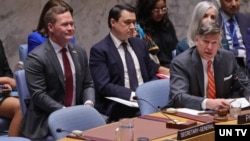 کریستوفر لاندو، معاون وزیر امور خارجه، در شورای امنیت سازمان ملل متحد