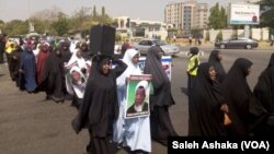 ABUJA: Mata 'yan shiya sun zanga zanga domin a sako shugabansu, Shaikh Ibrahim El-zakzaky