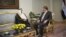 In this photo released by the Egyptian Presidency, Saudi Arabia's ambassador to Egypt Ahmed Kattan meets with Egyptian President Mohammed Morsi, in Cairo, July 7, 2012.