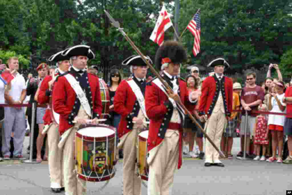 独立战争时期的军乐队