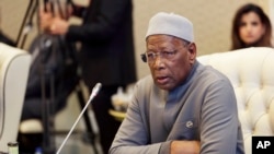 FILE - Special Representative of the UN Secretary General to Libya Abdoulaye Bathily speaks in Tripoli, Jan. 22, 2023. Bathily lashed out at the country’s feuding parties and their foreign backers at a U.N. Security Council meeting April 16, 2024, then said he had resigned.