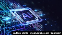 图库图片：人工智能学习与人工智能概念