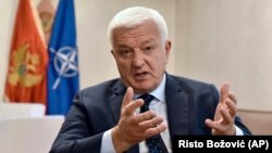 Premijer Crne Gore Duško Marković tokom intervjua za agenciju Asošijeted pres, 18. oktobra 2019. godine (Foto: AP/Risto Božović)