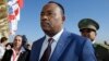 FILE - Niger President Issoufou Mahamadou arrives on the occasion of a summit on migration in Valletta, Malta, Nov. 12, 2015. Election results released Feb. 24, 2016, show he continues to hold a lead in his bid for a second term.