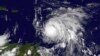 美国航空航天局提供的图片，显示飓风玛丽亚正在向小安的列斯群岛移动 (2017年9月17日)