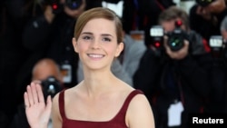 Aktris Emma Watson di festival film Cannes. (Foto: Dok)