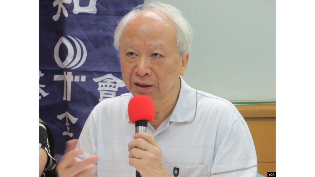 台灣聲援中國人權律師網絡召集人郭吉仁(美國之音張永泰拍攝)